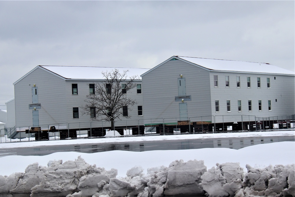 Contractor moves first two World War II-era barracks at Fort McCoy