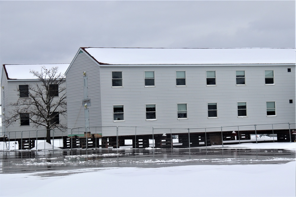 Contractor moves first two World War II-era barracks at Fort McCoy