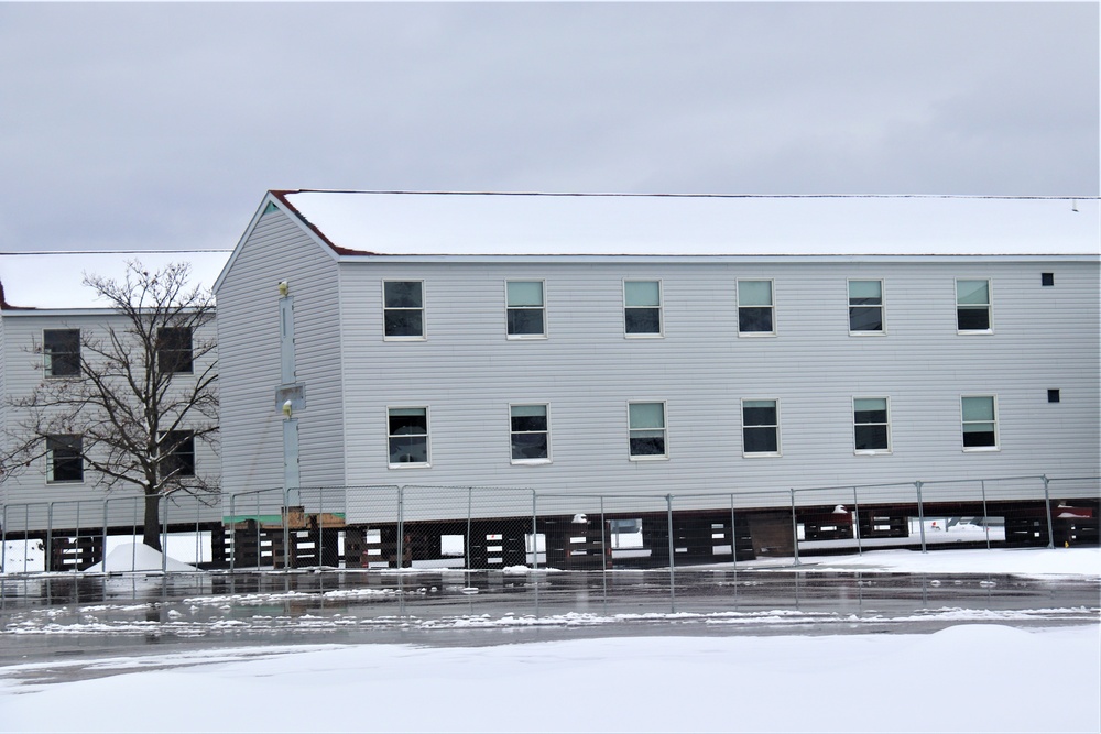 Contractor moves first two World War II-era barracks at Fort McCoy