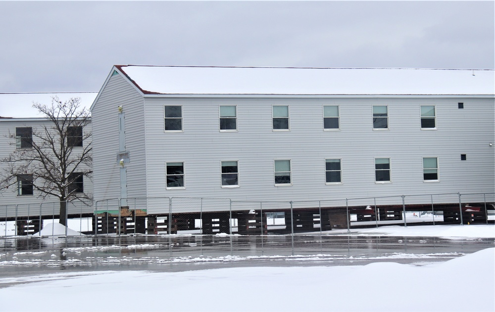 Contractor moves first two World War II-era barracks at Fort McCoy