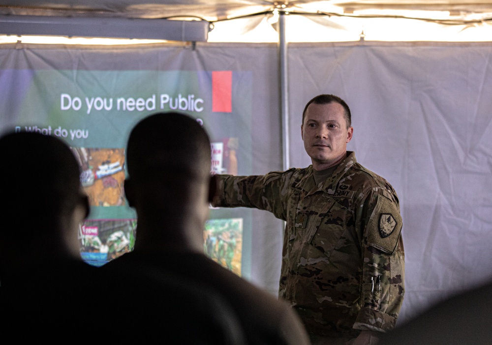Members from Special Operations Command Africa Prepare for Flintlock 2023