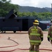 Pacific Missile Range Facility (PMRF) Barking Sands Fire and Emergency Services conduct first drill with the V22 Ospery Live Fire Training System.