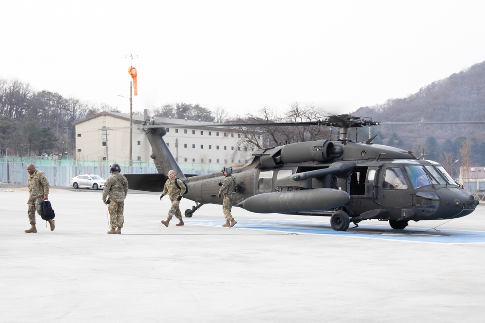 IMCOM Commander &amp; Command Sgt. Maj. Visit Camp Casey