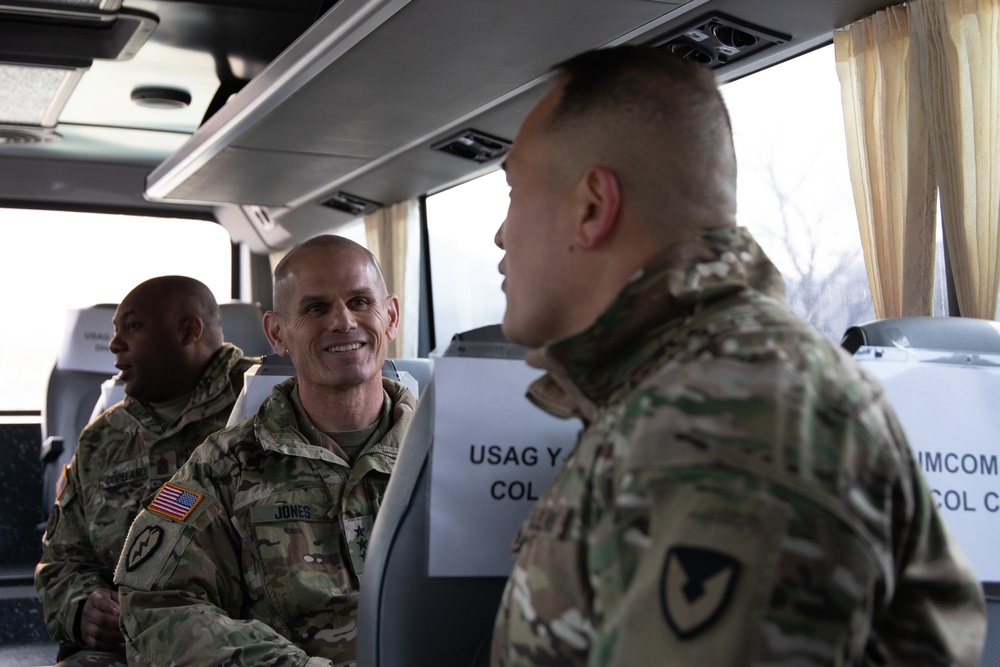 IMCOM Commander &amp; Command Sgt. Maj. Visit Camp Casey