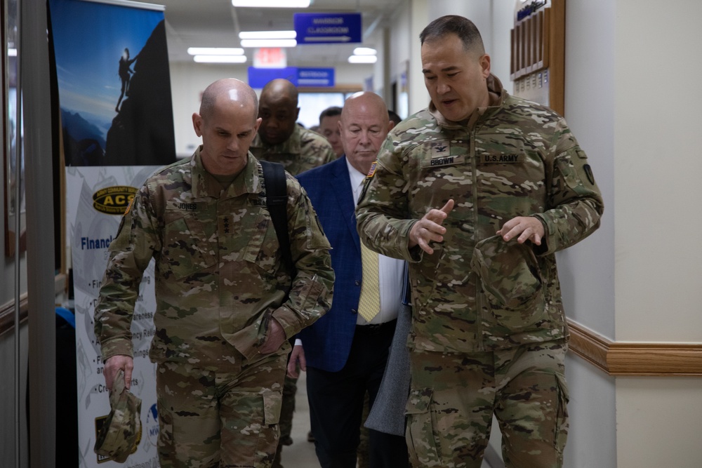 IMCOM Commander &amp; Command Sgt. Maj. Visit Camp Casey