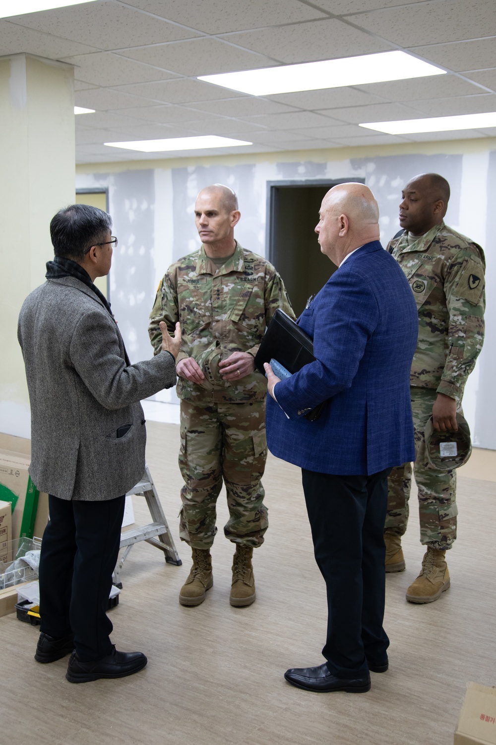 IMCOM Commander &amp; Command Sgt. Maj. Visit Camp Casey