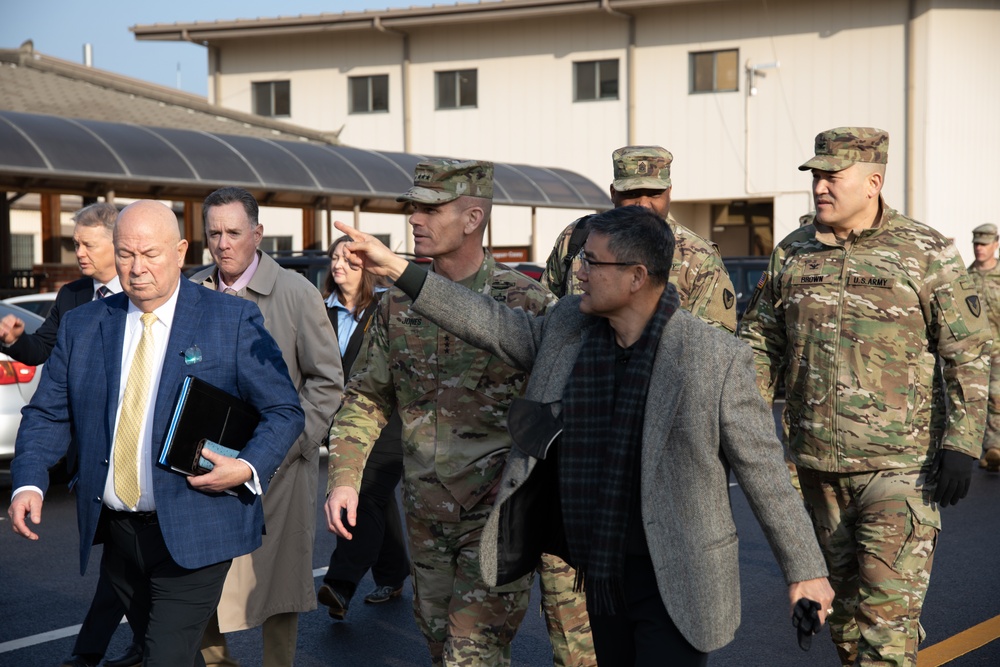 IMCOM Commander &amp; Command Sgt. Maj. Visit Camp Casey