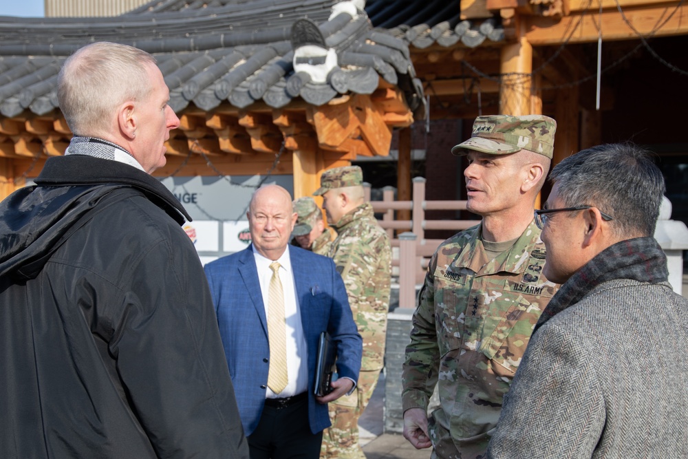 IMCOM Commander &amp; Command Sgt. Maj. Visit Camp Casey