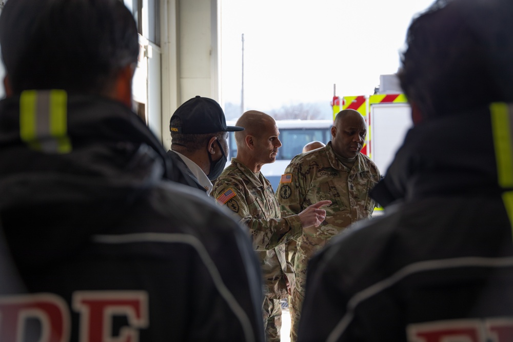 IMCOM Commander &amp; Command Sgt. Maj. Visit Camp Casey