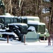 February 2023 snow scenes at Fort McCoy's Equipment Park