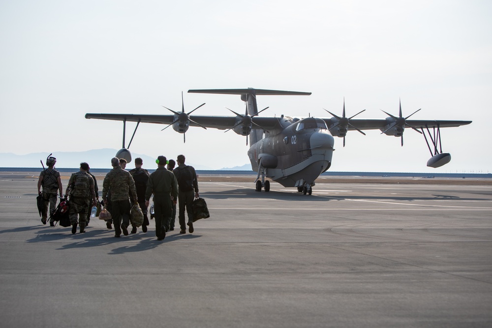 US Air Force, Japan Maritime Self-Defense Force fly together