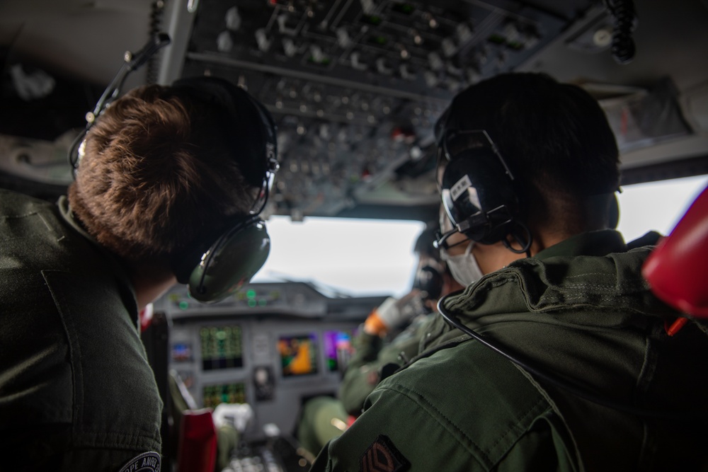 US Air Force, Japan Maritime Self-Defense Force fly together