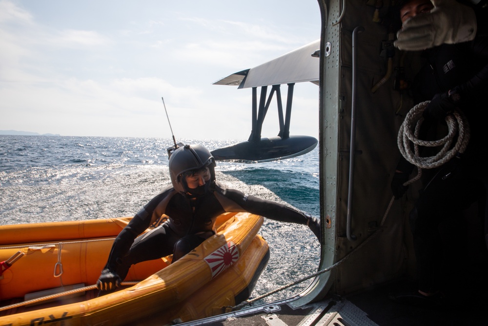 US Air Force, Japan Maritime Self-Defense Force fly together