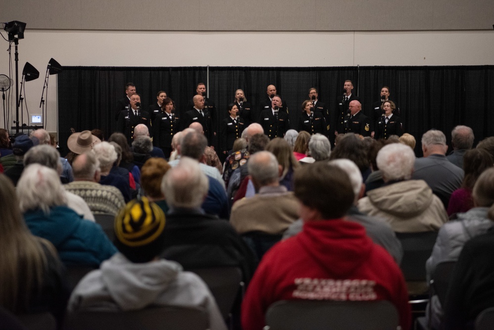 U.S. Navy Band Sea Chanters perform in Clackamas