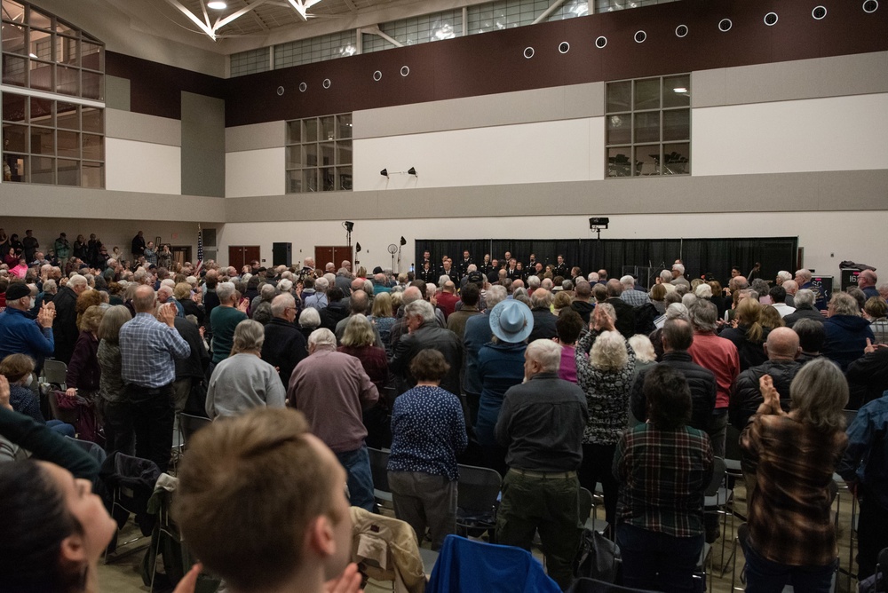 U.S. Navy Band Sea Chanters perform in Clackamas