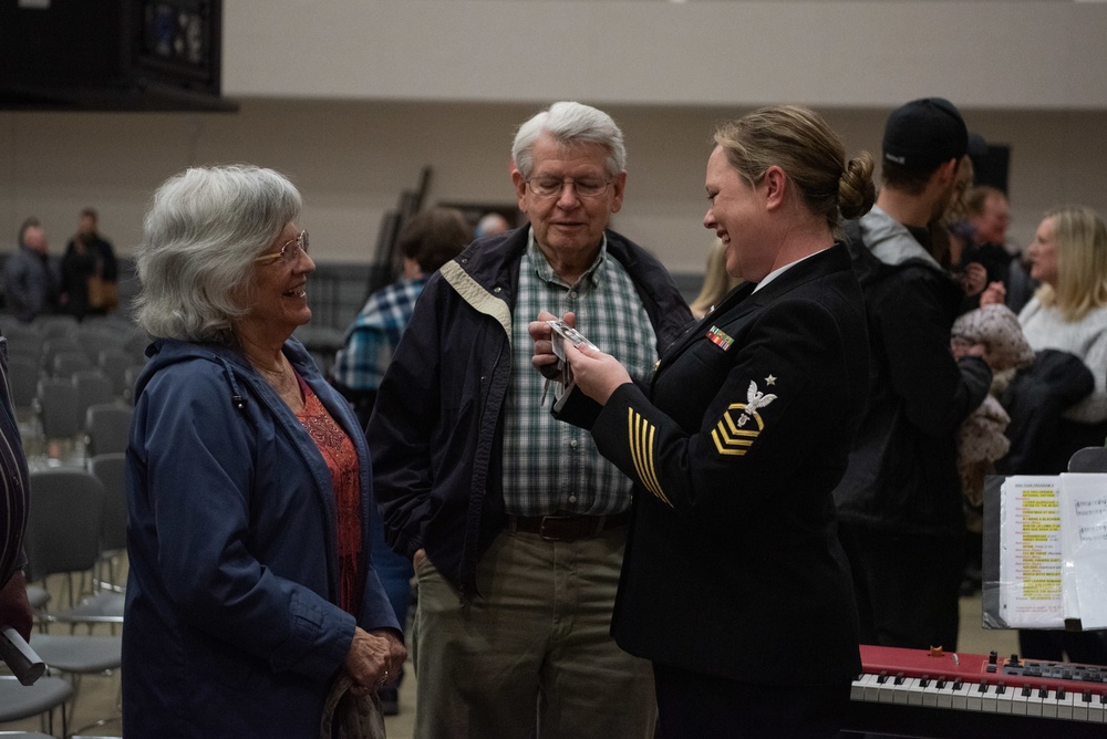 U.S. Navy Band Sea Chanters perform in Clackamas