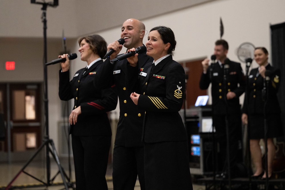 U.S. Navy Band Sea Chanters perform in Clackamas