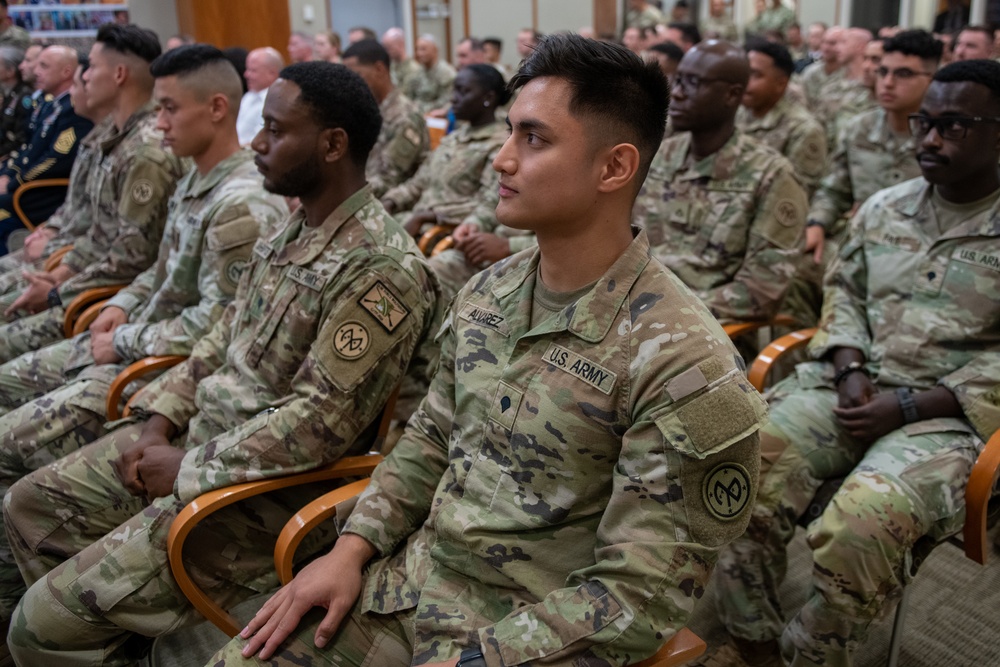 15 Task Force Wolfhound Soldiers became U.S. citizens during naturalization ceremony in Djibouti