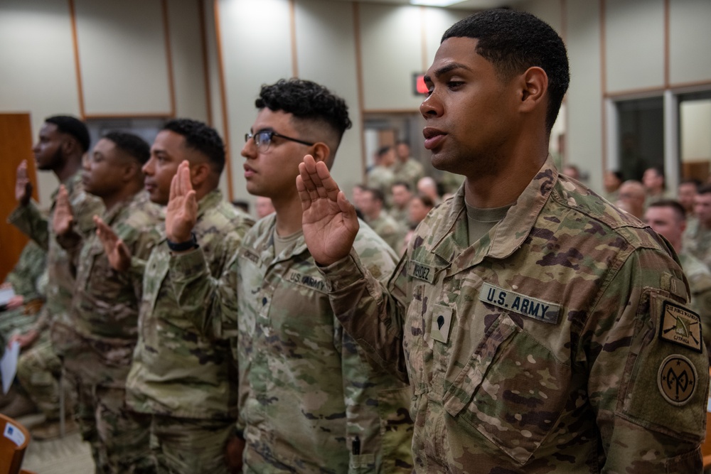 15 Task Force Wolfhound Soldiers became U.S. citizens during naturalization ceremony in Djibouti