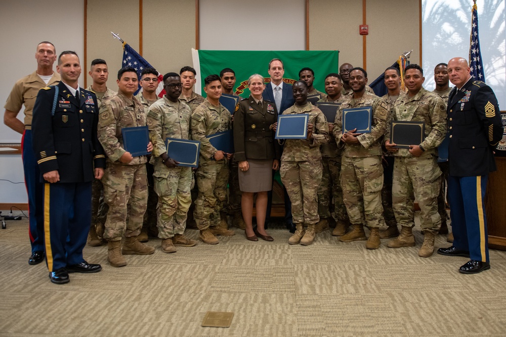 15 Task Force Wolfhound Soldiers became U.S. citizens during naturalization ceremony in Djibouti