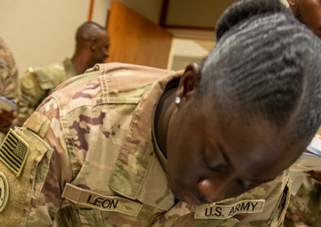 15 Task Force Wolfhound Soldiers became U.S. citizens during naturalization ceremony in Djibouti