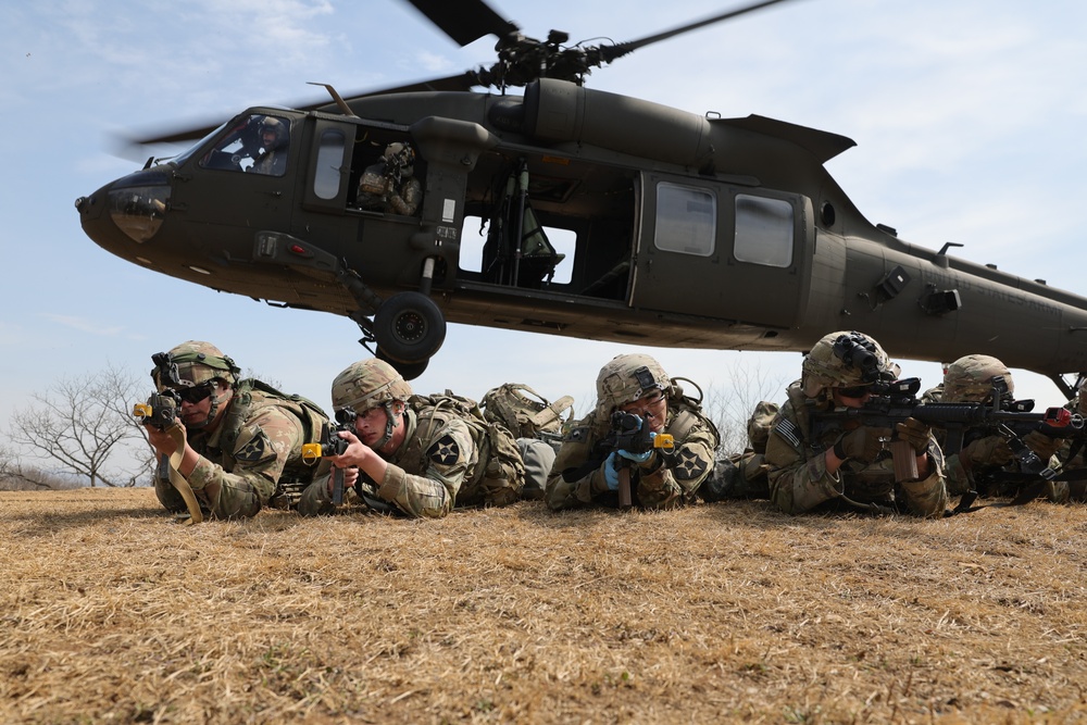 Exercise Warrior Shield Air Assault with 2nd Stryker Brigade Combat Team