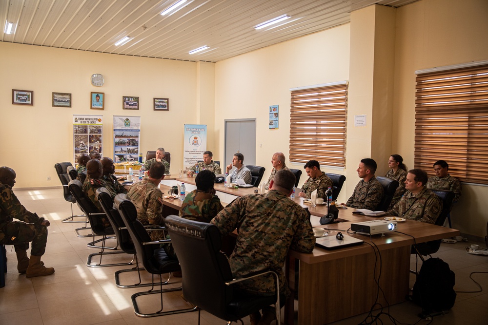 U.S. and Ghana discuss the progress of Exercise Flintlock