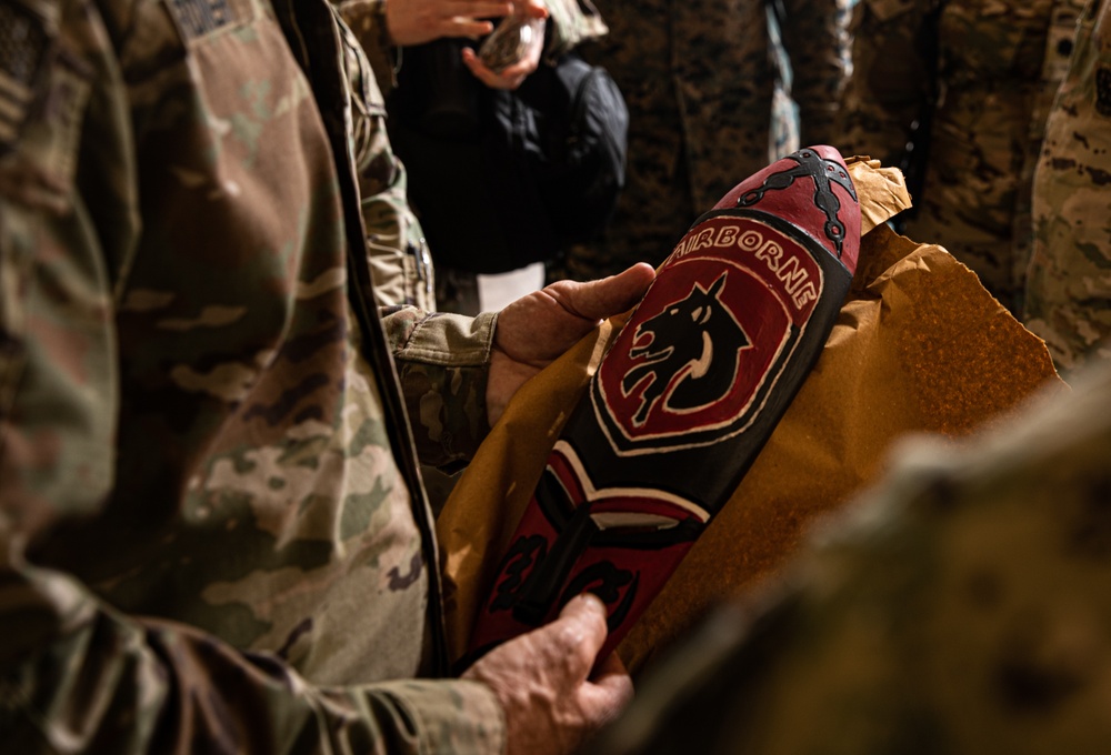 U.S. personnel memorialize their time during Flintlock