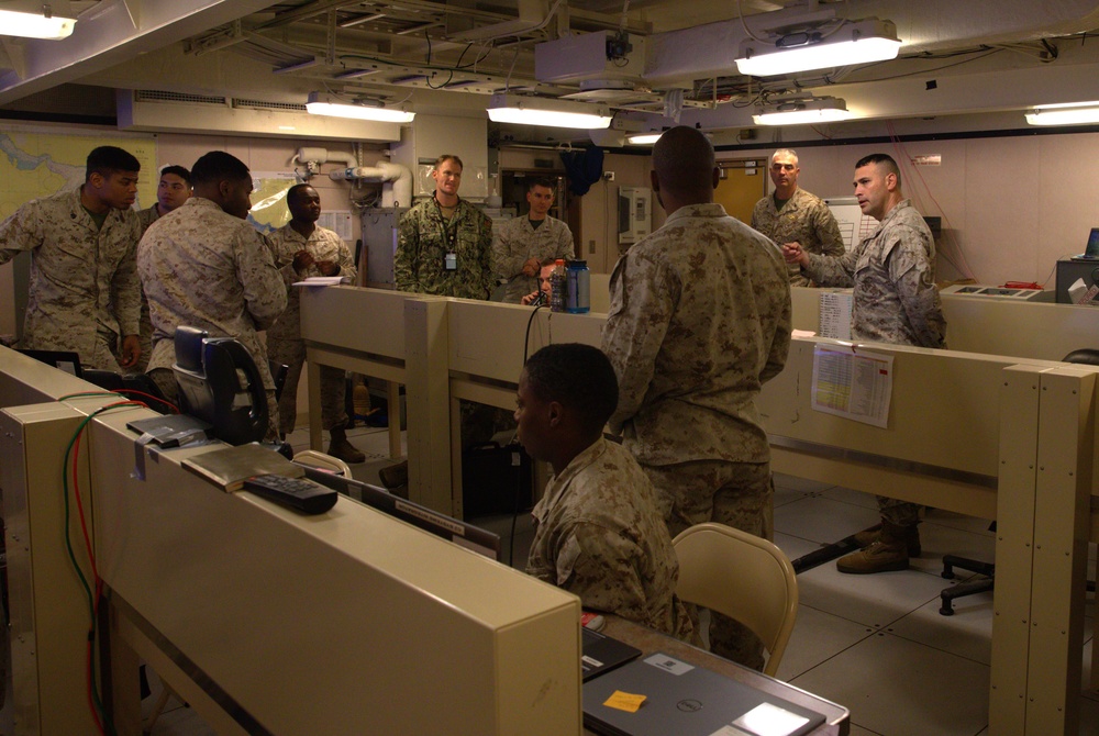 Task Force 51/5th Marine Expeditionary Brigade Practices Command and Control From the Sea