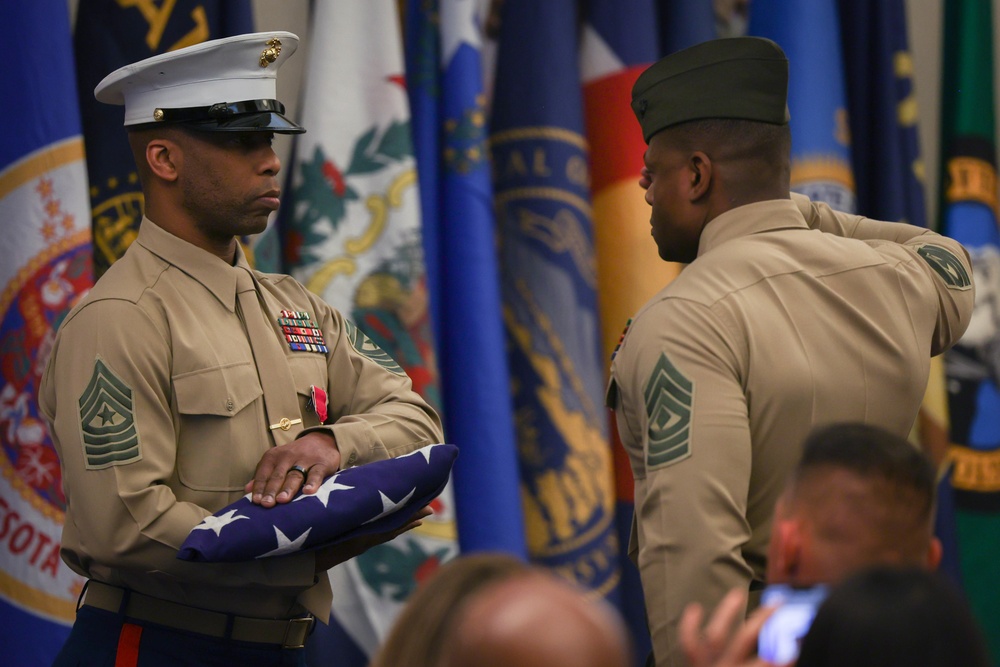 TECOM Relief and Appointment concludes with Sgt. Maj. Wilson's Retirement