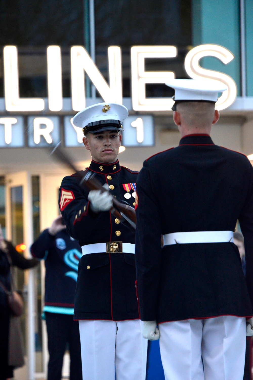 Battle Color Detachment Performs in Seattle