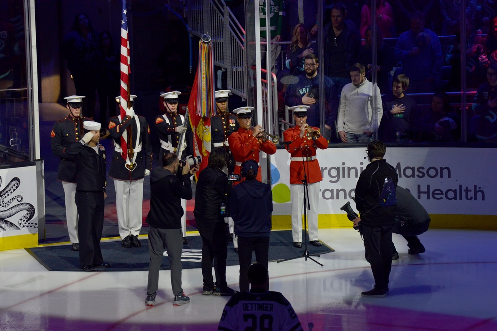 Battle Color Detachment Performs in Seattle