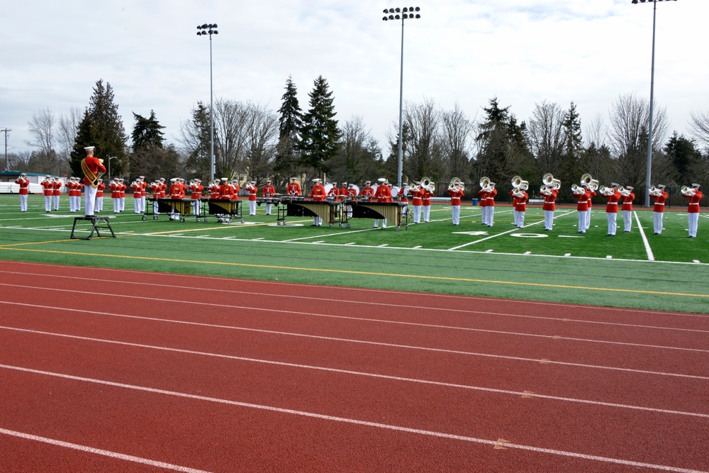 Battle Color Detachment Performs in Seattle