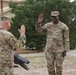 1st Lt. Dantrell Maeweather promotes at Camp Buehring, March, 2023