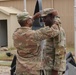 1st Lt. Dantrell Maeweather promotes at Camp Buehring, March, 2023