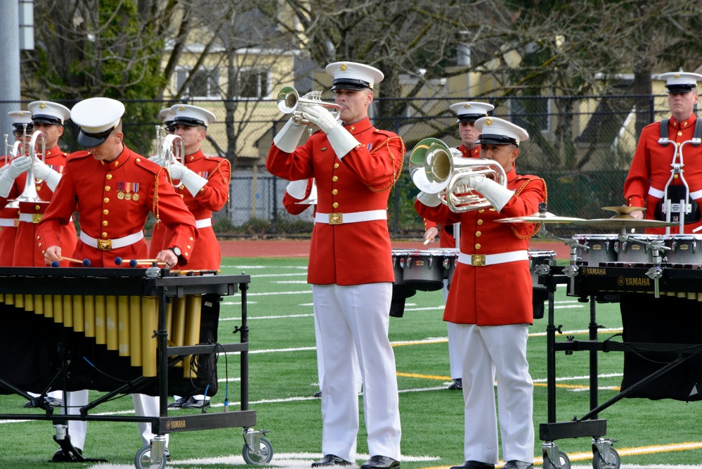 Battle Color Detachment Performs in Seattle