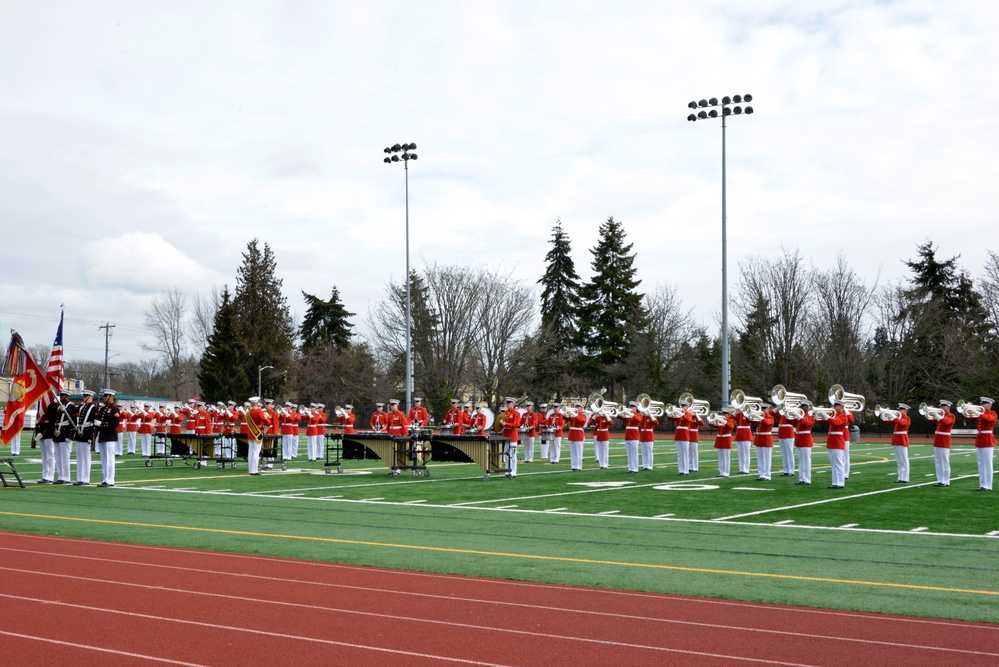 Battle Color Detachment Performs in Seattle