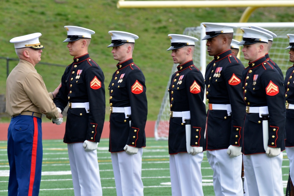 Battle Color Detachment Performs in Seattle