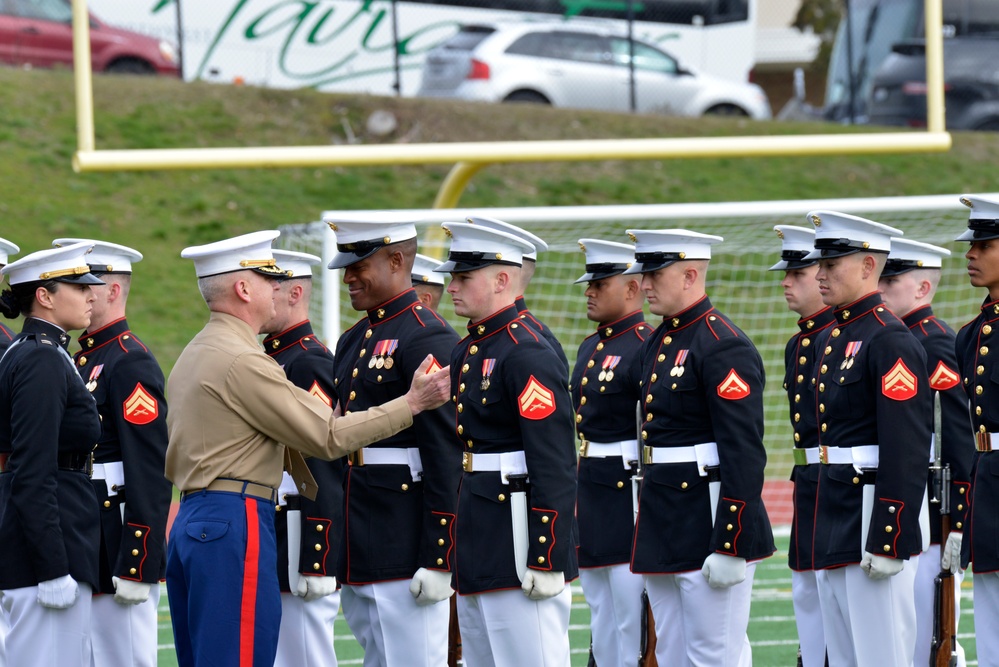 Battle Color Detachment Performs in Seattle