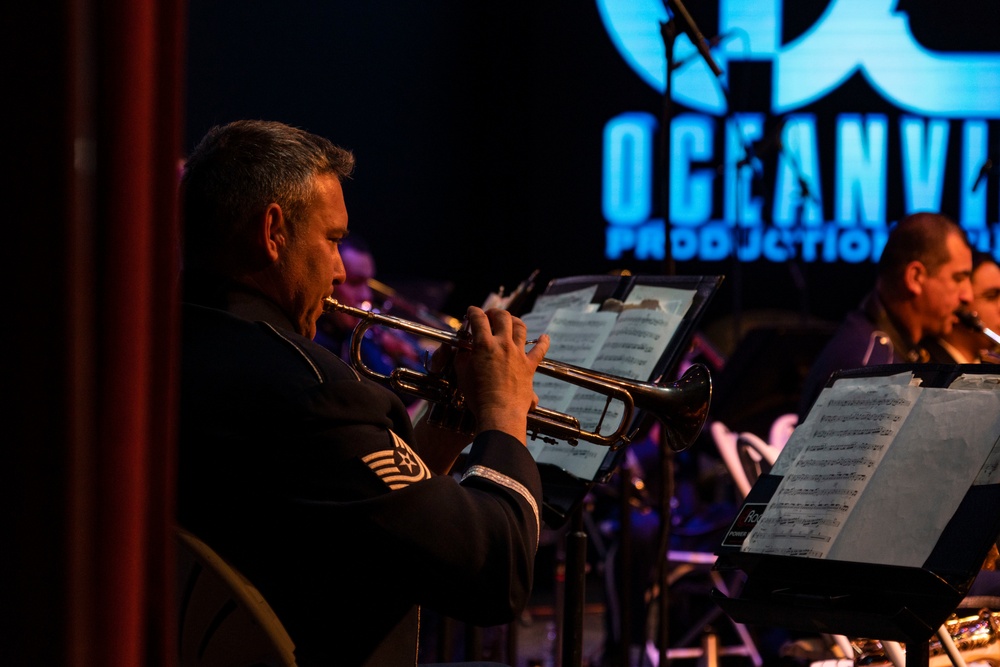 Air National Guard Band of the West Coast performs in Port Hueneme