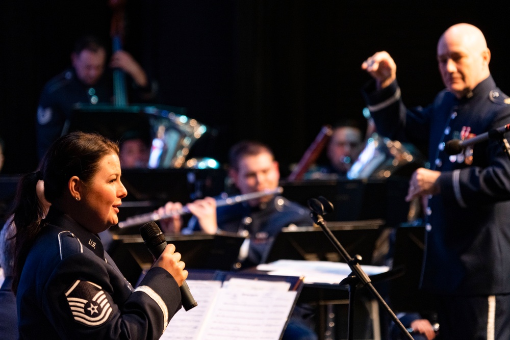 Air National Guard Band of the West Coast performs in Port Hueneme
