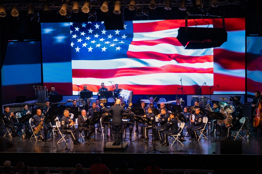 Air National Guard Band of the West Coast performs in Port Hueneme