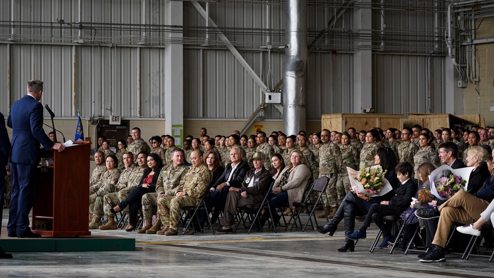 146th Airlift Wing hosts assumption of command ceremony