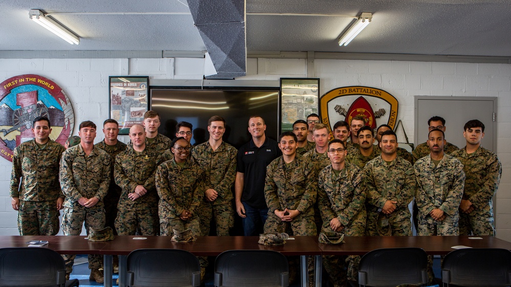 Medal of Honor Recipient Dakota Myers visits MCB Camp Lejeune and MCAS New River