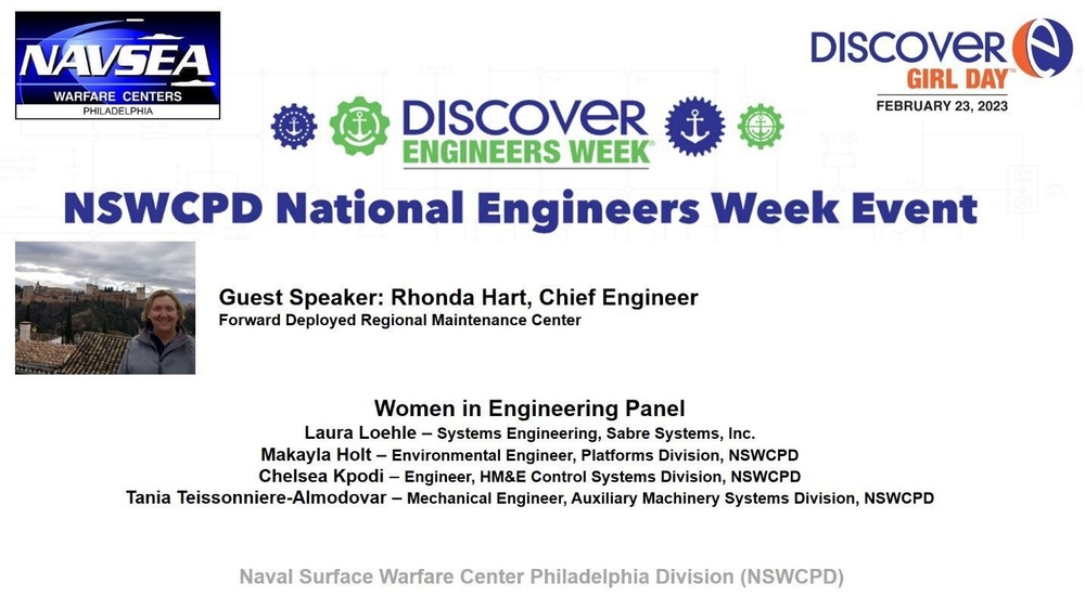 NSWC Philadelphia Division Hosts “Introduce a Girl to Engineering” Event for National Engineers Week