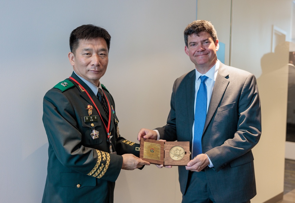 Republic of Korea Visits The Cyber Training Academy and DC3 Executive Director Dr. Jude Sunderbruch