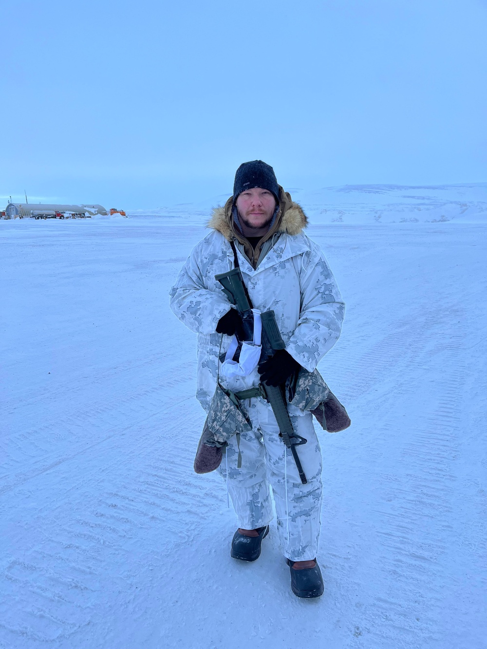 U.S. Soldiers train in the Arctic during Guerrier Nordique 23