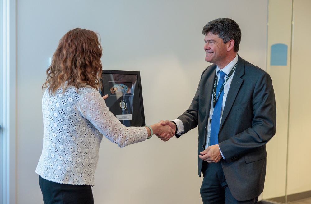 DC3's Executive Director Dr. Jude Sunderbruch Awarded by The Australian Federal Police Staff