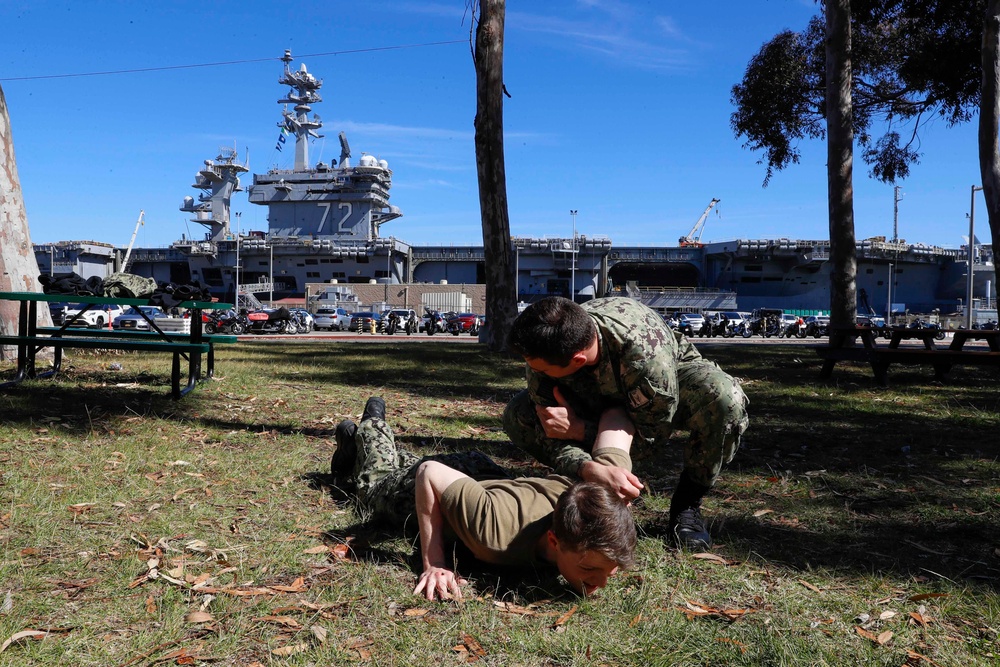 USS Abraham Lincoln conducts routine operations