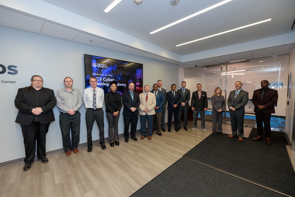 National Defense University Poses For a Group Picture At The Cyber Training Academy in MD